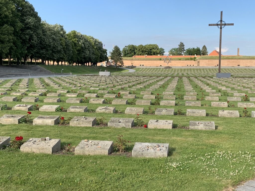 Terezín/Theresienstadt, always with mixed feelings. My grandfather was kept by the Nazis for more than two years in this concentration camp. He survived :)