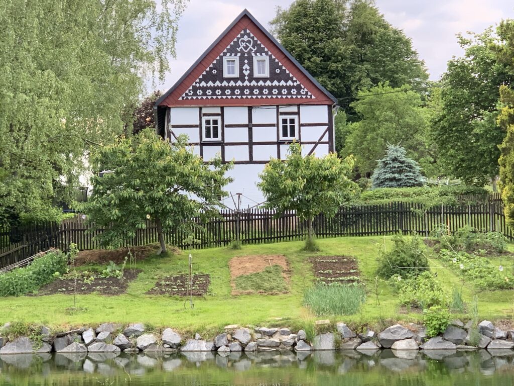 The cottage architecture near Hrensko in the so-called “Czech-Saxony Switzerland“